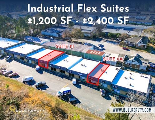 Industrial Flex Suites | ±1,200 SF - ±2,400 SF