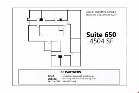 Office space for Rent at 3600 Yosemite St in Denver