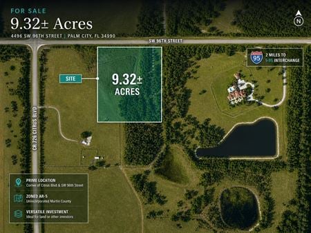 VacantLand space for Sale at 4496 Southwest 96th Street in Palm City
