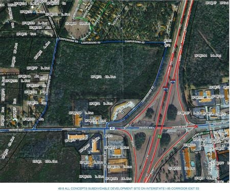 VacantLand space for Sale at 0 Sniders Hwy adjacent to I-95 in Walterboro