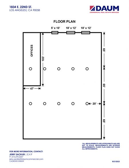 Office space for Rent at 1834 E 22nd Street in Los Angeles