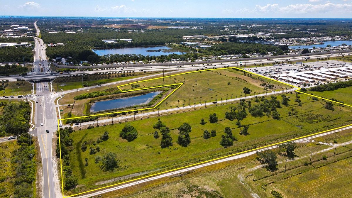 22+- Acres Commercial S/W Corner I-95 and Eau Gallie Blvd Space Coast Florida