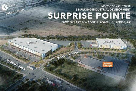 Industrial space for Rent at SWC Waddell Rd. & Dysart Rd in Surprise