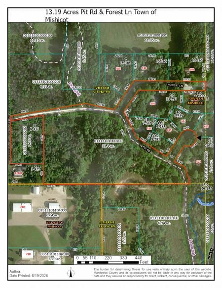 VacantLand space for Sale at LT1 Pit Rd in Mishicot