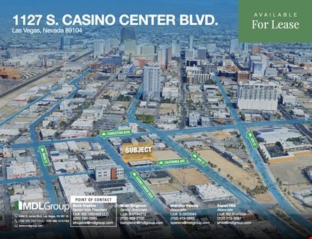 Retail space for Rent at 1127 S Casino Center Blvd in Las Vegas