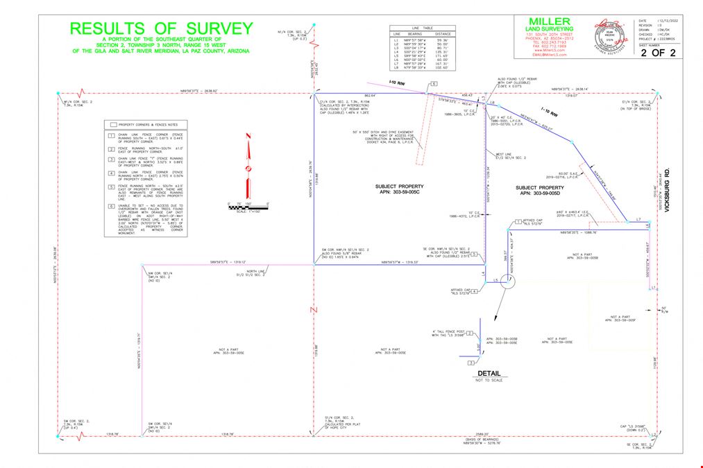 PRIME 57.2 acres C-2 LAND ON I-10 ONE HOUR WEST OF W PHOENIX