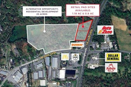 VacantLand space for Rent at 4661 Crain Hwy in Upper Marlboro