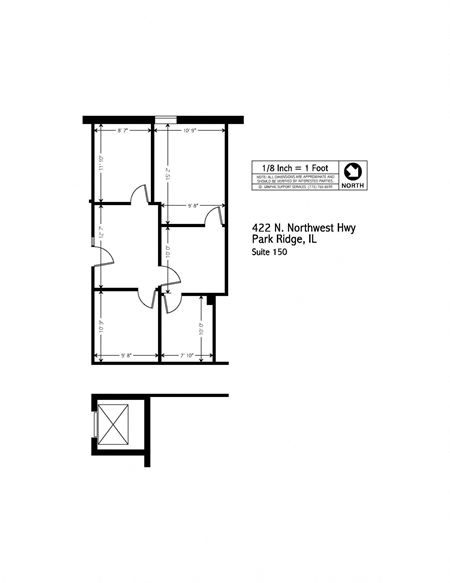 Office space for Rent at 422 N Northwest Highway in Park Ridge