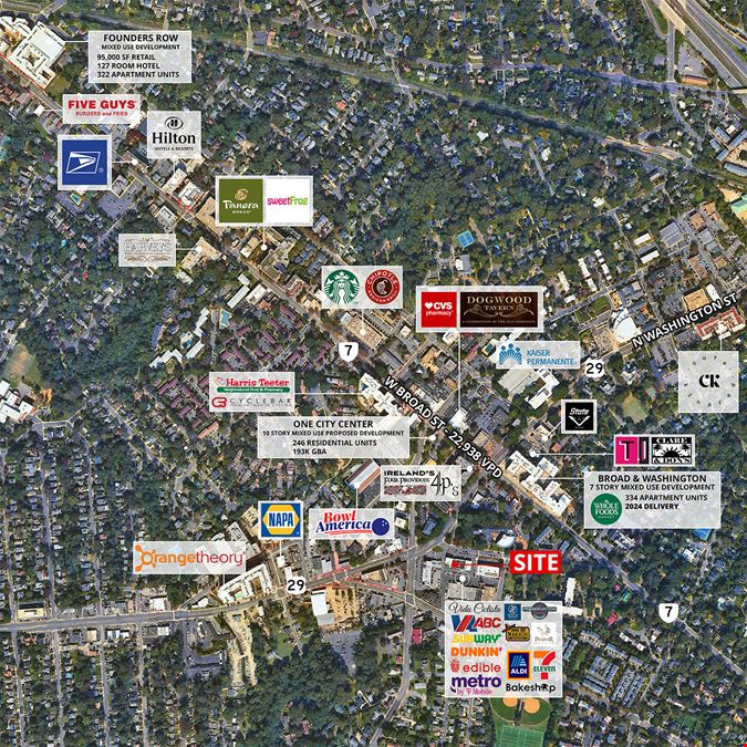 1,524 SF Retail Space in the Southgate Village Shoppes | Falls Church, VA