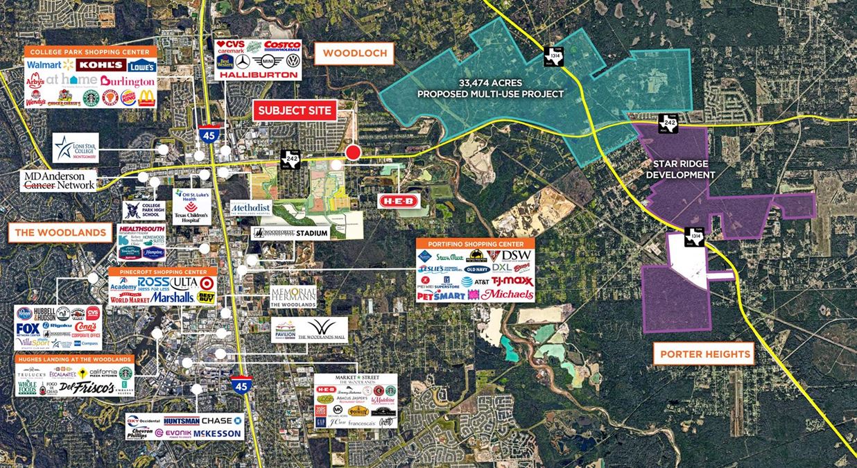 2.88 Acres SH 242 - 10661 SH 242, Conroe, TX | VacantLand Space