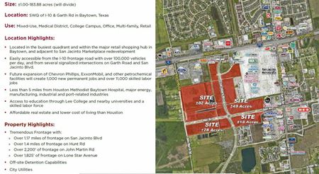 Photo of commercial space at San Jacinto Boulevard & I-10 in Baytown