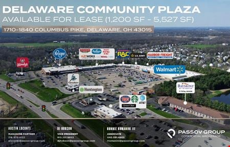 Retail space for Rent at 1710-1840 Columbus Pike in Delaware