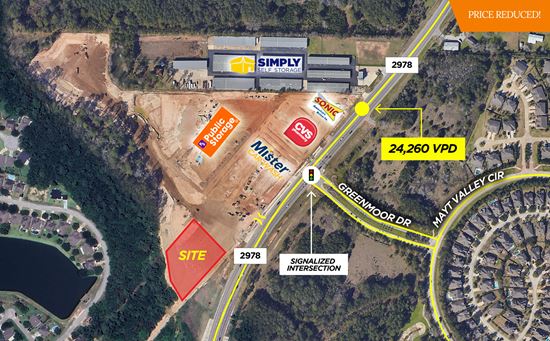 0.87 Acre FM 2978 Pad Site