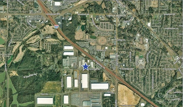 24,000± SF / 2.57 AC Industrial Availability In Olive Branch, MS