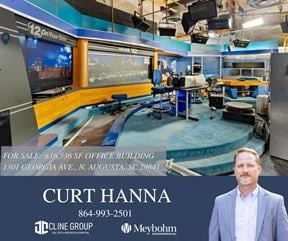 ±16,536 SF Office Building | Former TV Studio | Strategic CSRA Location