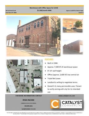 Warehouse w/ Office Space for Lease