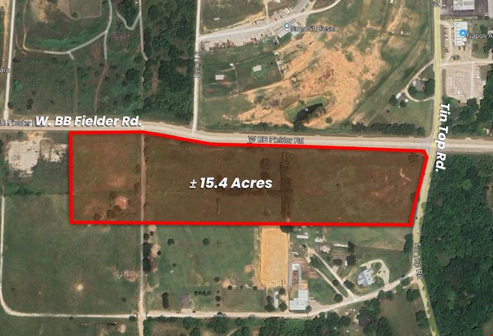 15.4 Acres at 2466 Tin Top Rd