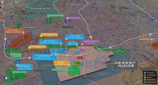 Map Of Desert Ridge Desert Ridge Marketplace - 21001 N Tatum Blvd, Phoenix, Az |  Commercialsearch