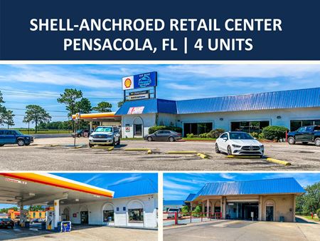 Shell-Anchored Retail Center in Pensacola | 4 Units - Pensacola