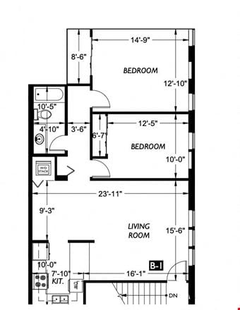 Second-Floor Residential Unit Available