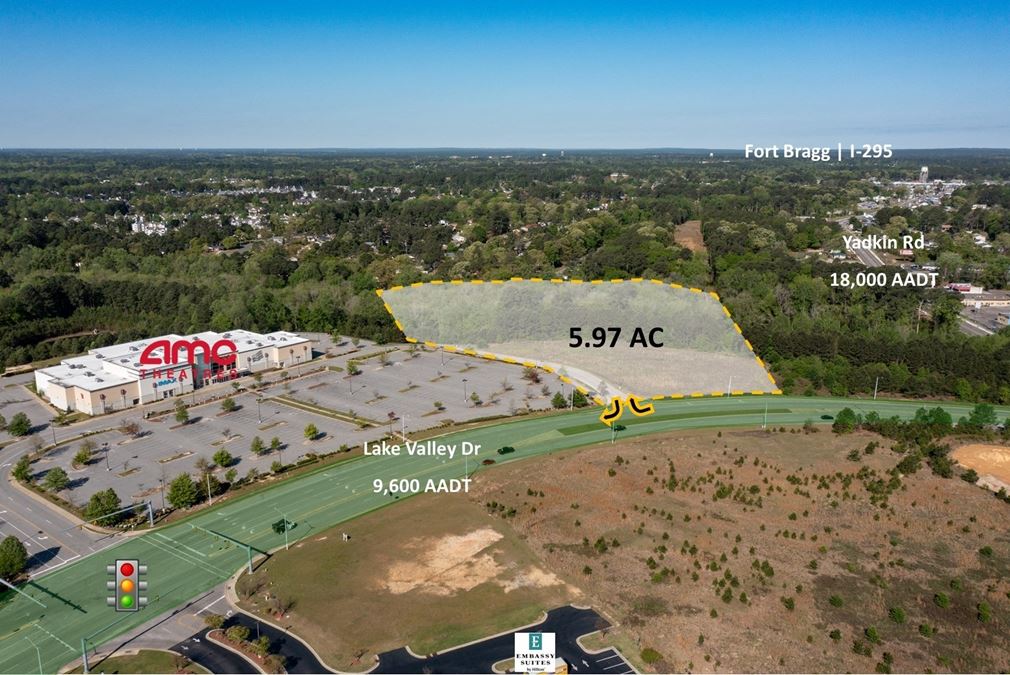 5.97 Acres Commercial Land Next to AMC & Embassy Suites