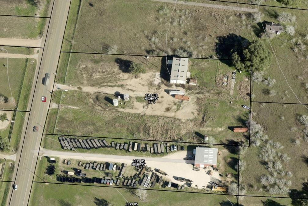 4,050 SF Metal Warehouse on 4.28 Acres – US Hwy 77