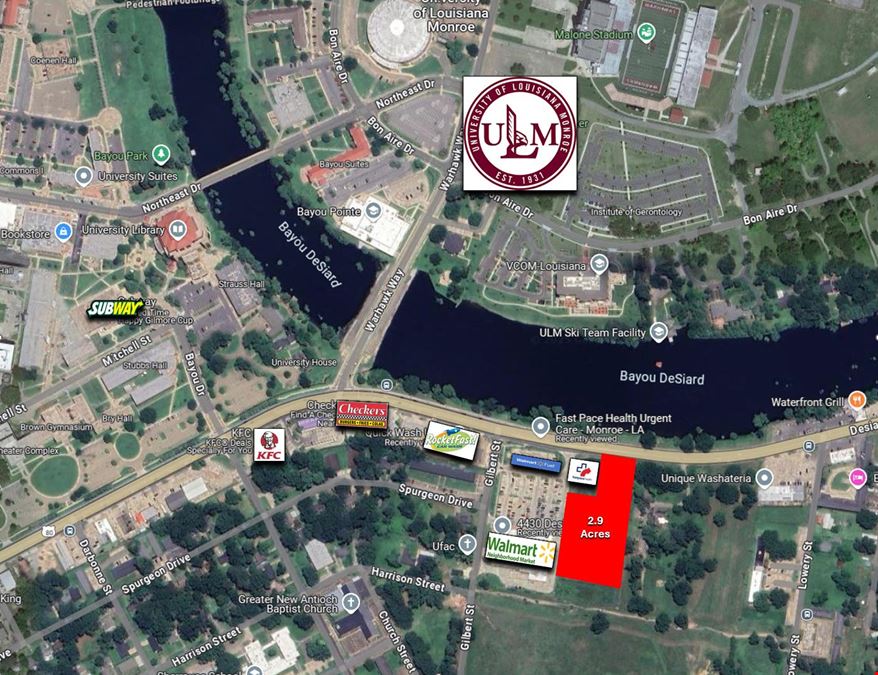Outparcel Available - adjacent to Neighborhood Walmart
