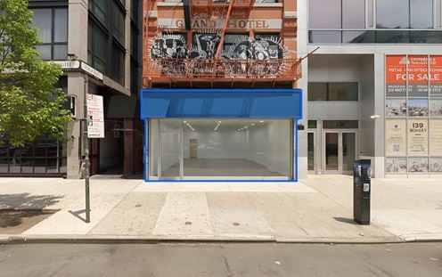 2,300 SF | 143 Bowery | Divisible Lower East Side Retail/Restaurant Space for Lease