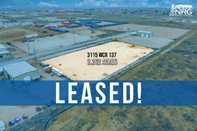1.13 Acres for Storage/Laydown Yard in Midland, TX - Leased!
