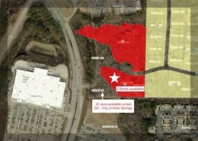 2 Acres Zoned GC (Part of an Assemblage of 2.91 AC)  - 125 Hembredge Drive