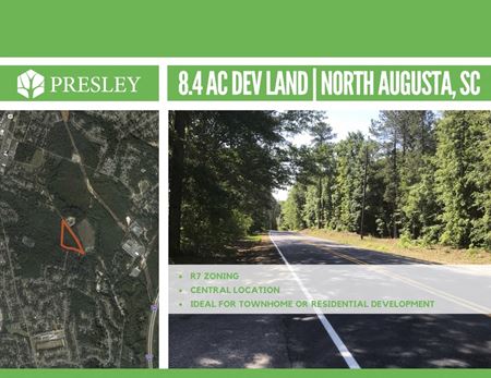 8.4  Acres North Augusta Development Land - North Augusta
