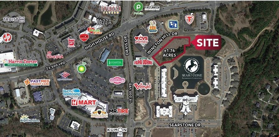 VacantLand space for Sale at Winston Hill Dr in Cary