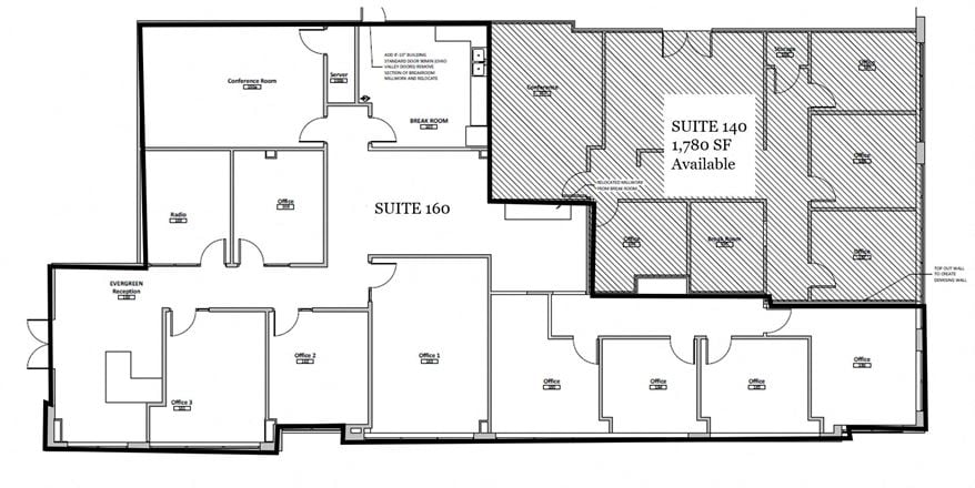 1206 Bldg. | 1,780 - 3,681 SF | Class A Office/Medical Space in Chattanooga, TN