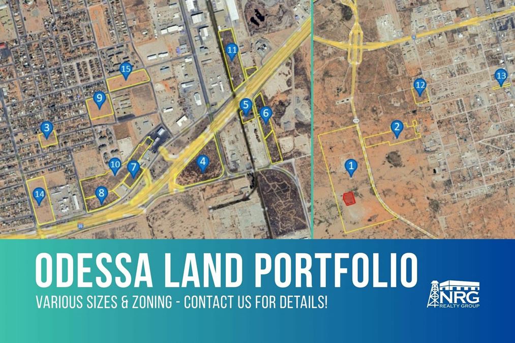 Odessa Land Portfolio: 1.34-312.26 Acre Parcels