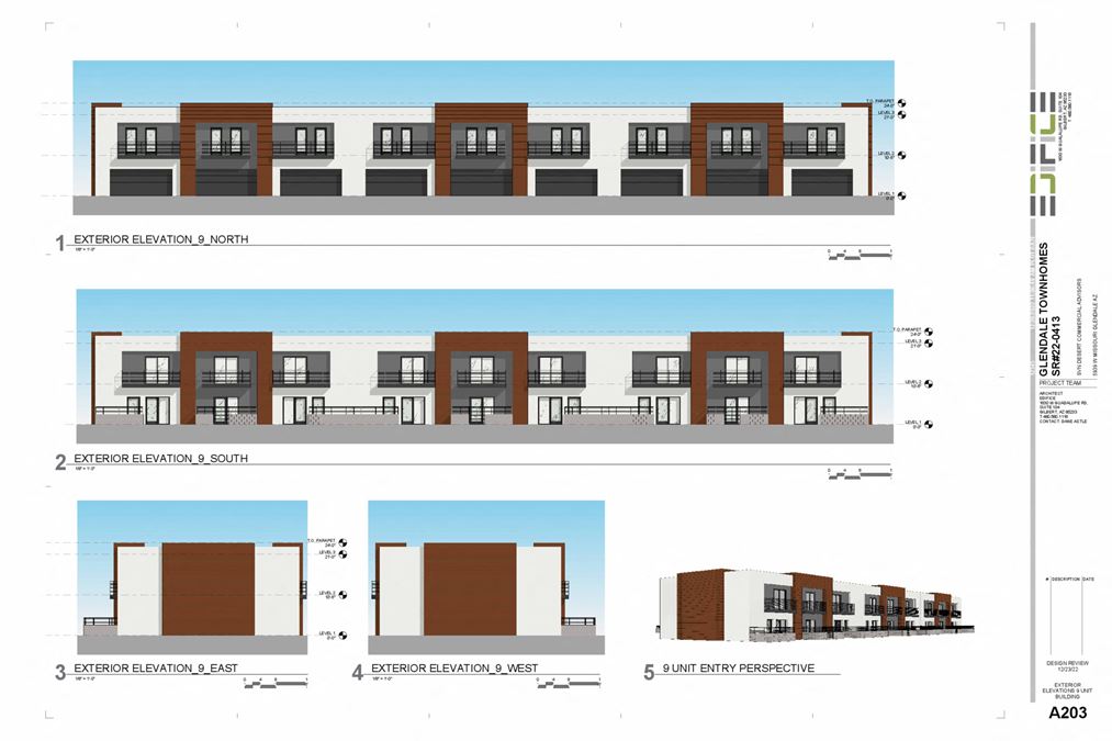 33 Townhomes READY TO BUILD in Glendale