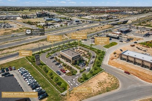 Prime Odessa Retail Pad Opportunity Adjacent to Starbucks & National Retailers