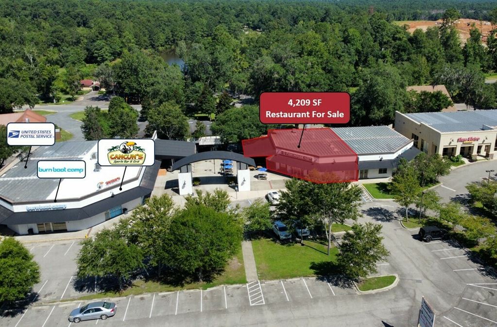 2nd Generation Restaurant For Sale I Bradfordville Commons I Thomasville Rd.