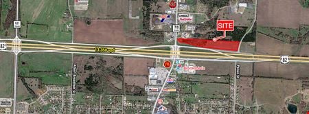 VacantLand space for Rent at NEQ Hwy 82 & Pecan St in Bonham