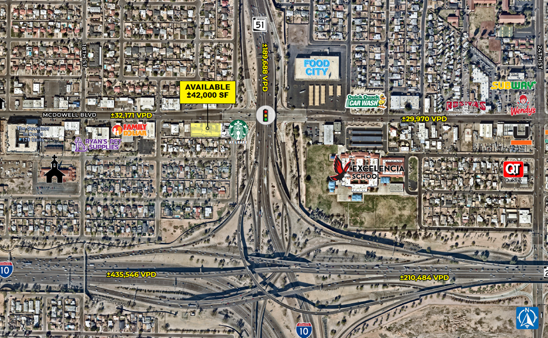 SR-51 & McDowell Rd SWC | Phoenix, AZ
