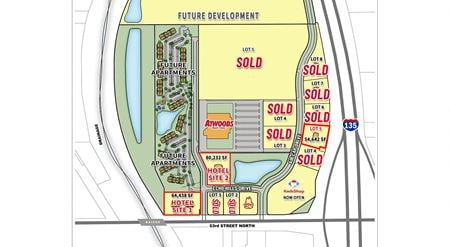 VacantLand space for Sale at 53rd St. N. & I-135 in Park City