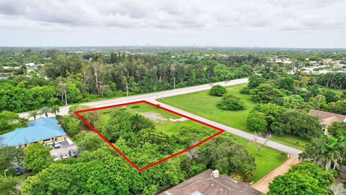 Corner ACRE Lot Available Zoned RO (Residential Office)