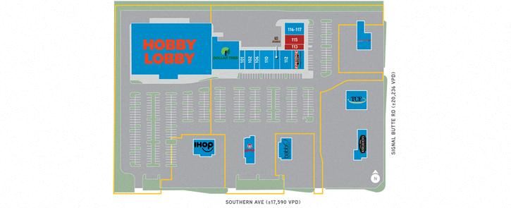 Retail and Medical Space for Lease in Neighborhood Center in Mesa