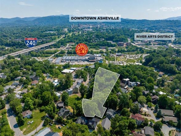 West Asheville / Overlooking River Arts District Land for Multi-Family Development