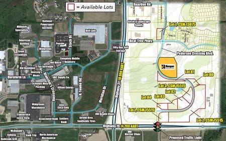 VacantLand space for Sale at Pederson Crossing Boulevard in DeForest