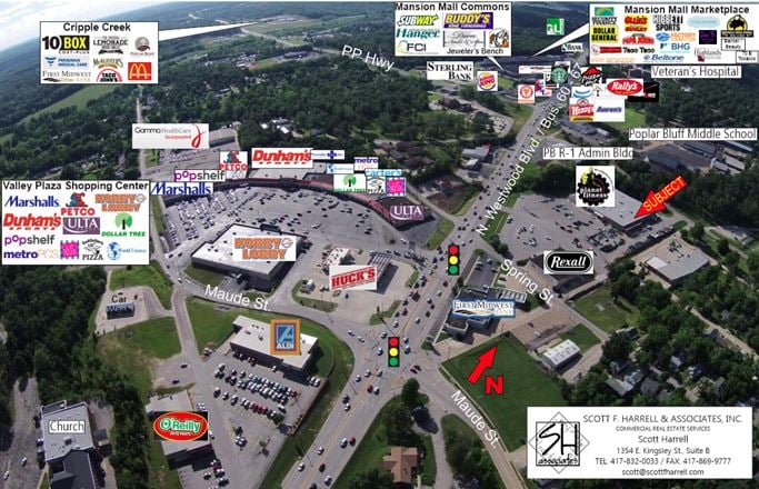 Retail space for Rent at 952 N. Westwood Blvd. in Poplar Bluff