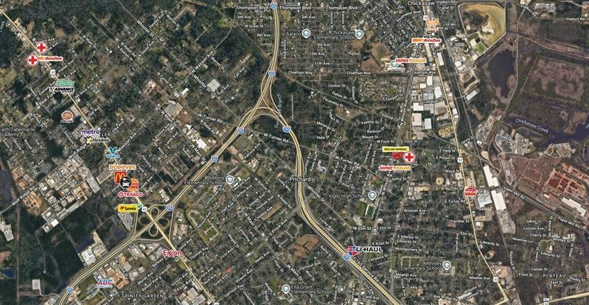 Retail space for Rent at 1498 N Wilson Ave in Prichard