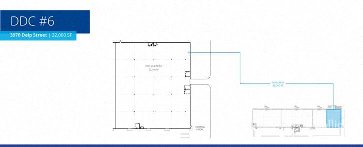 Photo of commercial space at 3920-3970 Delp Street in Memphis