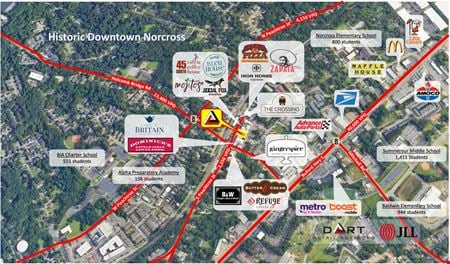 Inline space for Rent at 51 S Peachtree St in Norcross