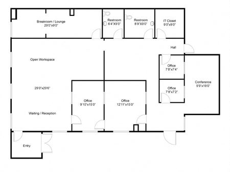 Photo of commercial space at 1160 Industrial St in Redding