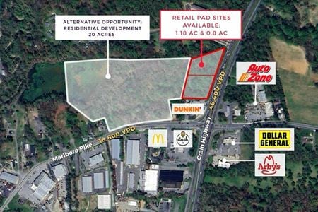 VacantLand space for Sale at 4661 Crain Hwy in Upper Marlboro
